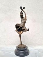 sculptuur, Swirling Ballerina - 42 cm - Brons, Marmer, Antiek en Kunst