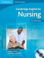 Cambridge english for nursing pre-int stud, 9780521141338, Zo goed als nieuw, Studieboeken, Verzenden
