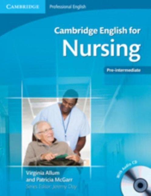 Cambridge english for nursing pre-int stud, 9780521141338, Boeken, Studieboeken en Cursussen, Zo goed als nieuw, Verzenden