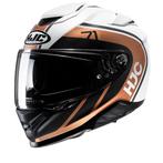 HJC RPHA 71 Mapos Wit Bruin Mc9Sf Integraalhelm, Motoren, Kleding | Motorhelmen, Nieuw met kaartje, HJC, Heren, Verzenden