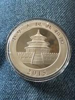 China. 10 Yuan 2015 Panda. Coloured 1 oz (.999) (Zonder