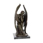 sculptuur, Satan - 30 cm - Brons, Antiek en Kunst