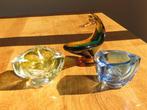Val Saint Lambert, Murano - Asbak (4) - Kristal, Glas - Set