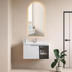 Badkamerspiegel met LED Verlichting en Verwarming 45x100cm -, Huis en Inrichting, Woonaccessoires | Spiegels, Ophalen of Verzenden