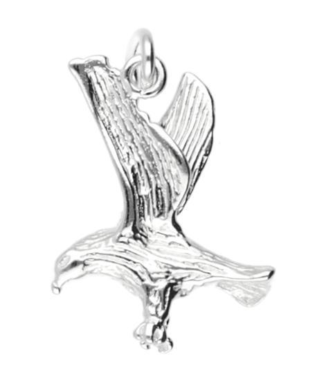 Zilveren Adelaar ketting hanger, Sieraden, Tassen en Uiterlijk, Kettinghangers, Verzenden