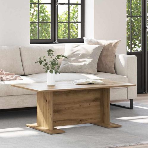 vidaXL Salontafel Anders artisanaal eikenkleurig 103,5 x 60, Huis en Inrichting, Tafels | Salontafels, Nieuw, Overige houtsoorten