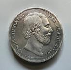 Nederland. Willem III. 2 1/2 Gulden 1858 (Zonder