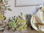 Elegante tafelkleed geplaatst in volledige Victoriaanse, Antiek en Kunst, Antiek | Kleden en Textiel
