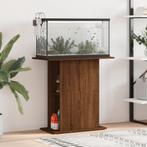 vidaXL Aquariumstandaard 75x36x72,5 cm bewerkt hout bruin, Dieren en Toebehoren, Verzenden, Nieuw