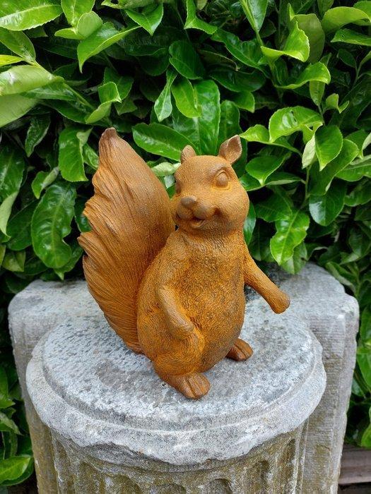 Beeld, a cast metal squirrel with appearance - 20 cm -, Antiek en Kunst, Curiosa en Brocante