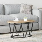 vidaXL Koffietafel Artisan Eiken 80x40x40,5 cm van, Minder dan 50 cm, 50 tot 100 cm, Verzenden, Nieuw