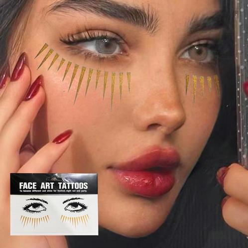 Face Art Tattoos Sproet 8: Verticale Edgy Strepen, Verzamelen, Rookartikelen, Aanstekers en Luciferdoosjes, Nieuw, Ophalen of Verzenden