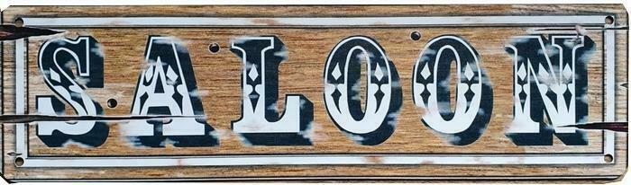 Saloon reclamebord, Verzamelen, Merken en Reclamevoorwerpen, Nieuw, Verzenden