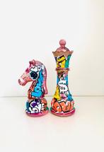 Mélina Jorgues Aim - Pièces déchec - Street & Pop Art, Antiek en Kunst, Kunst | Schilderijen | Modern