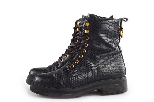 Omoda Veterboots in maat 38 Zwart | 10% extra korting, Kleding | Dames, Schoenen, Zwart, Zo goed als nieuw, Overige typen, Verzenden