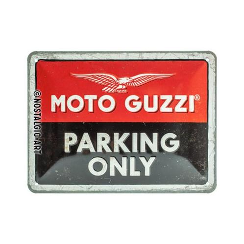 Moto Guzzi reclamebord 20x15 cm, Verzamelen, Merken en Reclamevoorwerpen, Nieuw, Ophalen of Verzenden