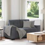 vidaXL Loveseat bank 120 cm fluweel donkergrijs, Verzenden, Nieuw, Stof