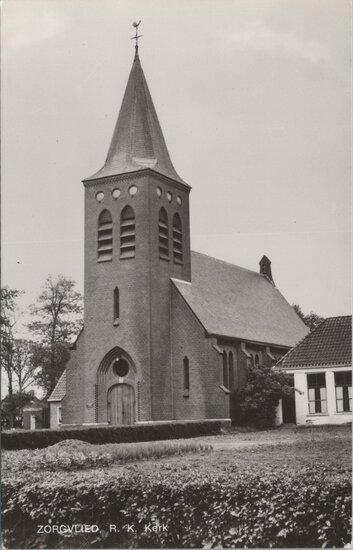 ZORGVLIED - R. K. Kerk, Verzamelen, Ansichtkaarten | Nederland, Verzenden