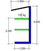 OHRA draagarmstelling *AANBIEDING* 3,0 m hoog met dakarmen, Ophalen of Verzenden