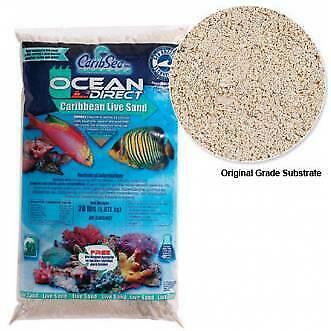 Caribsea OCEAN DIRECT Live sand - 0.25-1mm 2,26 kg. - per st, Dieren en Toebehoren, Vissen | Aquaria en Toebehoren, Ophalen of Verzenden