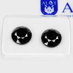 Zonder Minimumprijs - 2 pcs Diamant (Kleurbehandeld) - 3.02, Sieraden, Tassen en Uiterlijk, Edelstenen, Nieuw