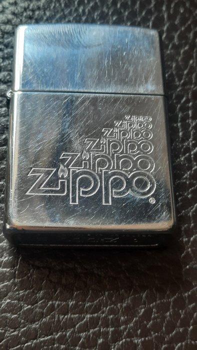 Zippo, logo zippo vintage 1991 - Zonder Minimumprijs -, Verzamelen, Rookartikelen, Aanstekers en Luciferdoosjes