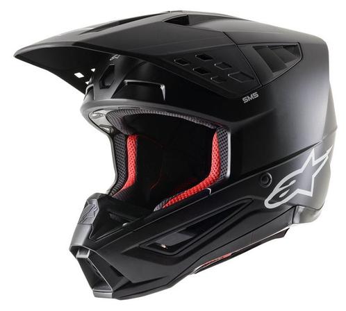 Alpinestars S-M5 Solid Helmet Ece 22.06 Black Matt, Motoren, Kleding | Motorhelmen, Offroadhelm, Heren, XXL, Nieuw met kaartje