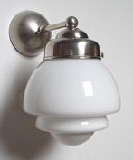 GISO (Gispen) - Wandlamp - Opaline glas, Nikkel