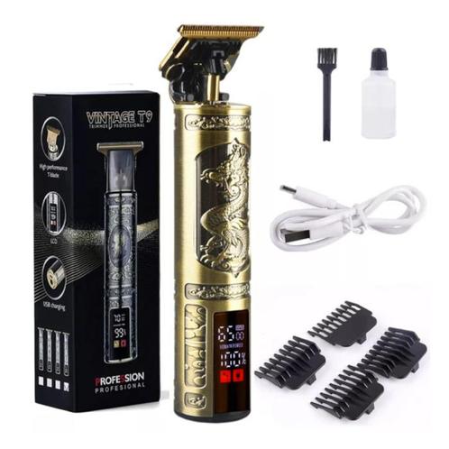 Retro T9 Tondeuse met LCD Scherm - Draadloze Trimmer, Telecommunicatie, Mobiele telefoons | Toebehoren en Onderdelen, Nieuw, Verzenden