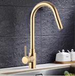 Messing Uittrekbare Keukenkraan 360° Draaibare Mengkraan, Verzenden, Nieuw