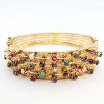 Armband - 18 karaat Geel goud - 0.13ct. tw. Diamant, Sieraden, Tassen en Uiterlijk, Armbanden, Nieuw