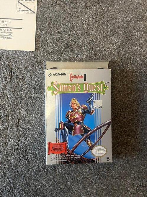 Nintendo - Nes - Castlevania II - Simons Quest & III, Spelcomputers en Games, Spelcomputers | Overige Accessoires