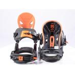 S M snowboard bindingen NITRO FREESTYLE CUSTOM 2022, black/o, Sport en Fitness, Snowboarden, Verzenden, Gebruikt, Bindingen