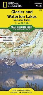 Wandelkaart 215 Glacier/Waterton Lakes (Montana) - Trails, Nieuw, Verzenden