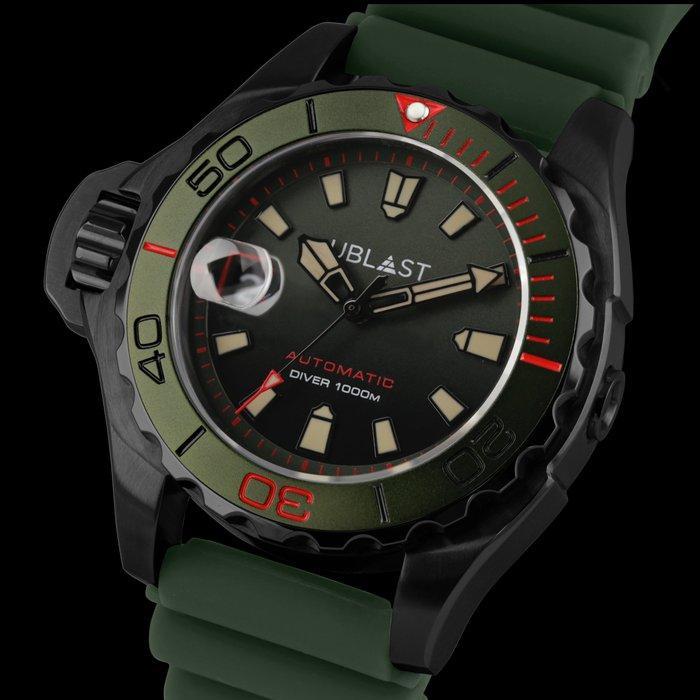 Ublast - Reverse Professional Diver 100 ATM - Zonder, Sieraden, Tassen en Uiterlijk, Horloges | Heren