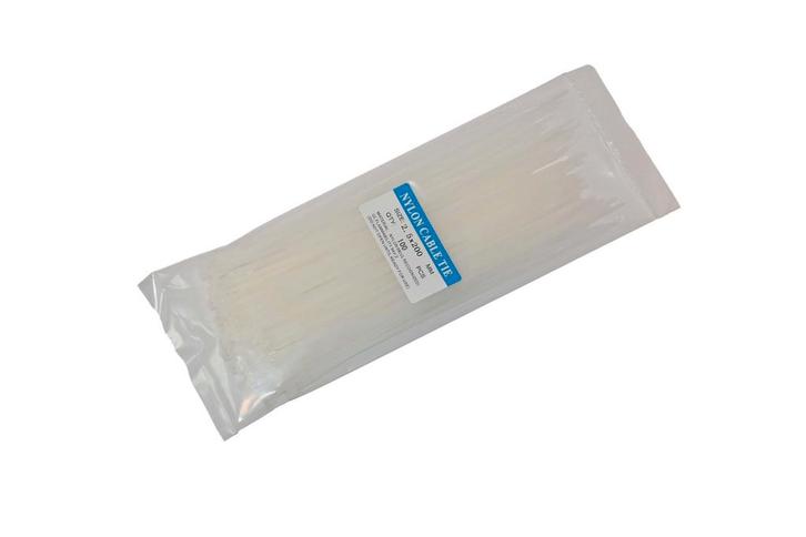 Trekbandjes wit 2,5x200 mm (100 stuks), Tuin en Terras, Schuttingen, Verzenden