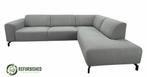 Refurbished 5-zits hoekbank lichtgrijs | 6 mnd garantie!, 250 tot 300 cm, Gebruikt, Hoekbank, 150 cm of meer