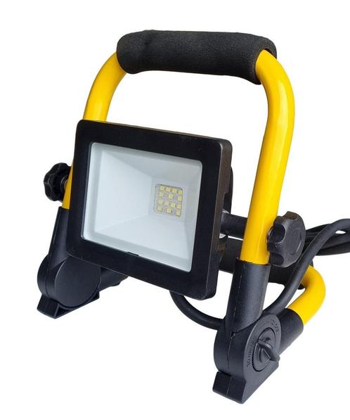 Werklicht op standaard | LED 10W=90W bouwlamp - 900 Lumen |, Huis en Inrichting, Lampen | Losse lampen, Nieuw, Verzenden