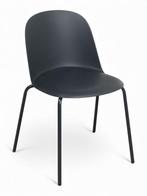 Miniforms Mariolina stoel, 4-poot, antraciet, Huis en Inrichting, Stoelen, Ophalen of Verzenden, Nieuw