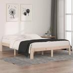 vidaXL Bedframe massief hout 150x200 cm, Bruin, Verzenden, Overige maten, 200 cm