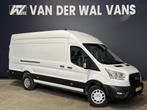 Ford Transit 2.0TDCI 131pk L4H3 Euro6 Airco | Camera | Navig, Auto's, Stof, Gebruikt, Wit, Dealer onderhouden