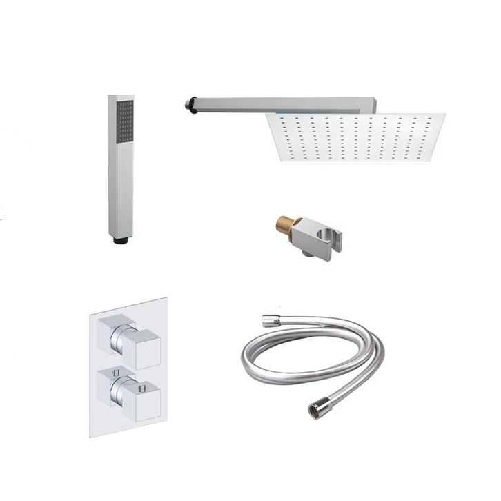 Sani Royal Inbouw Regendouche Chroom messing, Doe-het-zelf en Verbouw, Sanitair