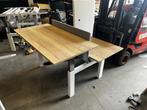 30 x zit sta duo bureau, refurbished, Huis en Inrichting, Bureaus, Verzenden, In hoogte verstelbaar, Zo goed als nieuw, Stabureau