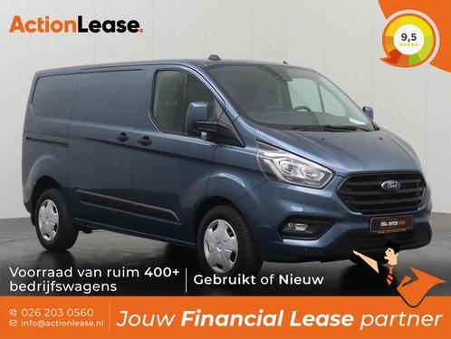 Ford Transit Custom Bestelbus L1 H1 2022 Diesel Automaat, Auto's, Ford, Dealer onderhouden, Te koop, Zwart, Automaat, Financial lease