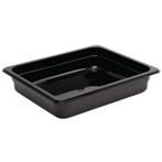 Plastic Gastronorm bakken 1/2 | 4 Formaten - Zwart, Verzenden