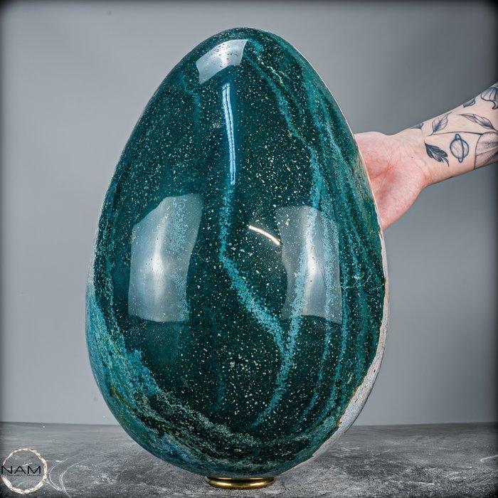 Natuurlijk Ocean Achat Ei Van de hoogste kwaliteit- 19660.75, Verzamelen, Mineralen en Fossielen