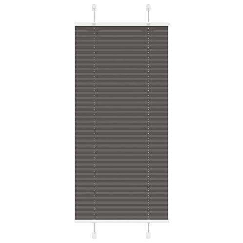 vidaXL Plissé rolgordijn 55x150 cm stofbreedte 54,4 cm, Huis en Inrichting, Stoffering | Gordijnen en Lamellen, Zwart, Nieuw, Verzenden