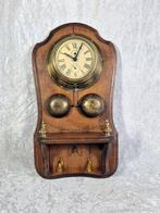 Wandklok - Hout, Messing, Metaal - 1900-1910, Antiek en Kunst, Antiek | Klokken