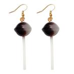 Fako Bijoux® - Oorbellen - Lolly Op Een Stokje - 15x78mm -, Verzenden, Nieuw