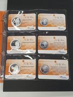 Nederland. 12 coincards 2014 Grootmeesters der lage landen